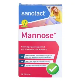 Sanotact Mannose+ tabletter (30 stk.)