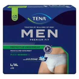 TENA® MEN PREMIUM FIT Bukser Maxi L/XL til inkontinens, 10 stk