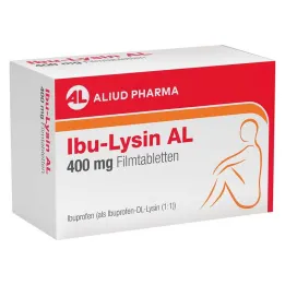 Ibu-Lysine AL 400 mg filmovertrukne tabletter, 50 stk