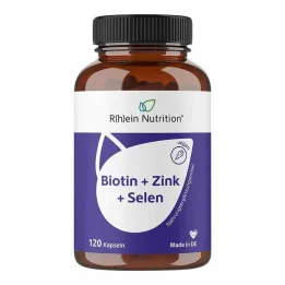 Biotin + zink + selen til hudhår &amp; Neglekapsler, 120 stk