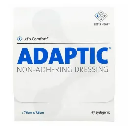 Adaptisk 7,6x7,6 cm fugtig sårbandage 3M 2012, 50 stk
