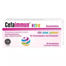CEFAIMMUN KIDS Tyggetabletter, 20 stk