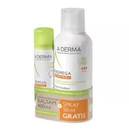 A-DERMA Promo Kit EXOMEGA CONTROL Balsam+Spray, 1 stk