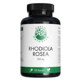 Green Naturals Rhodiola Rosea 500 mg højdosis kapsler, 120 stk