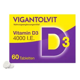 Vigantolvit 4.000 IE vitamin D3 tabletter, 60 stk