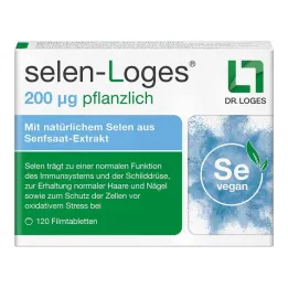 Selen-Loges 200 µg vegetabilske filmovertrukne tabletter, 120 stk