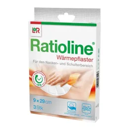 Ratioline varmelapper hals/skulder 9x29 cm, 3 stk
