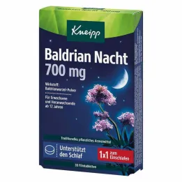 Kneipp Baldrian Night 700 mg filmovertrukne tabletter, 30 stk