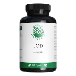 Green Naturals Jod fra økologisk tang 200 µg kapsler, 365 stk