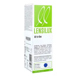 Lensilux All in One kombinationsløsning + beholder til hvide kontakter, 360 ml