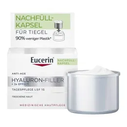 Eucerin Hyaluron-Filler dagcreme til tør hud med LSF 15, 50 ml
