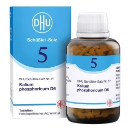 DHU Schüßler salt nr. 5 Kalium phosphoricum D6 tabletter, 900 stk