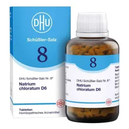 DHU Schüßler salt nr. 8 natriumchloratum D6 tabletter, 900 stk