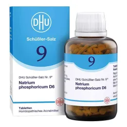 DHU Schüßler salt nr. 9 Natrum phosphoricum D6 tabletter, 900 stk
