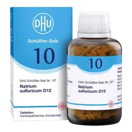 DHU Schüßler salt nr. 10 natrium sulfuricum D12 tabletter, 900 stk