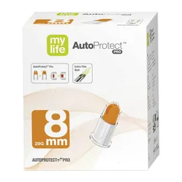 Mylife Autoprotect Pro Safety Pen Nåle 8 mm 29 G, 100 stk
