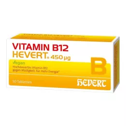 VITAMIN B12 HEVERT 450 μg tabletter, 50 stk