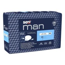 Seni® Man inkontinensbind normal niveau 2, 15 stk
