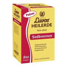 Luvos healing clay fint akut halsbrand pulver, 800 g
