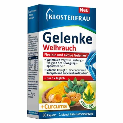 Klosterfrau Joints Frankincense Soft Capsules, 30 stk