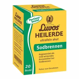 Luvos healing clay ultrafin akut halsbrand pulverpose, 20x6,5 g