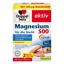 Doppelherz Magnesium 500 til nattabletter, 60 stk