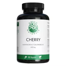 GREEN NATURALS Montmorency surkirsebær veganske caps., 180 stk