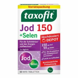 Taxofit Jod 150 + Selen tabletter, 60 stk