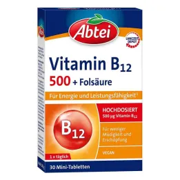 Abbey Vitamin B12 500 + folinsyre tabletter (30 stk.)