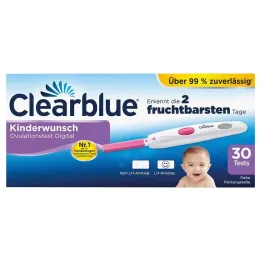 Clearblue Fertilitetsægløsningstest Digital, 30 stk