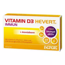 VITAMIN D3 HEVERT Immunkapsler, 30 stk
