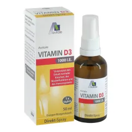 Vitamin D3 1000 IE direkte spray, 50 ml