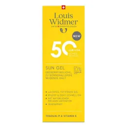 Widmer sun Gel 50 uden P., 100 ml