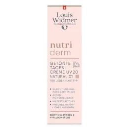 Widmer nutriderm tonet dagcreme UV 20 natu.01 uden P, 30 ml