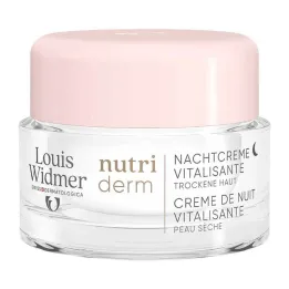 Widmer nutriderm Vitalisante natcreme uden parfume, 50 ml
