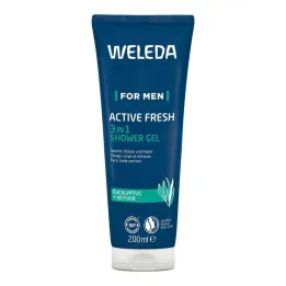 Weleda til mænd Active Fresh 3in1 Shower Gel, 200 ml