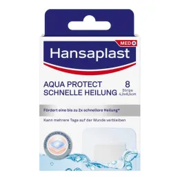 Hansaplast Aqua Protect plaster, hurtig helende, 8 stk