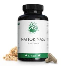 Green Naturals Nattokinase 100 mg kapsler veganske (365 stykker)