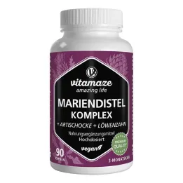 Marietidsel kompleks artiskok + mælkebøtte veg.Kps, 90 stk