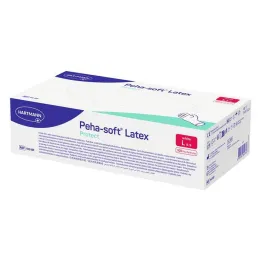 Peha-Soft Latex protect engangsundersøgelseshandsker usterile pf L, 100 stk