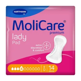 Molicare Premium dame Pad 4 dråber, 14 stk