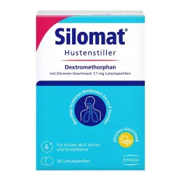 Silomat hostedæmpende DMP citronpastiller, 20 stk