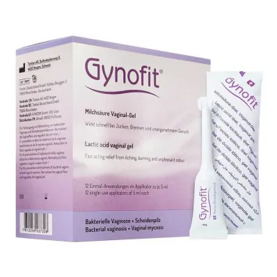 Gynofit vaginal gel med mælkesyre, 12x5 ml
