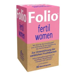 Folio fertil kvinder bløde kapsler, 30 stk