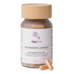 Tigofem Ladys Mantle Complex + Vit.B6 + Grøn te-kapsler, 80 stk