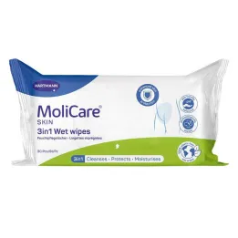 Molicare Skin 3i1 vådservietter, 30 stk