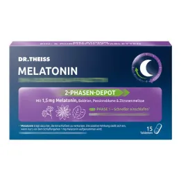Dr.Theiss Melatonin &amp; gennemsøvnende tabletter, 15 stk