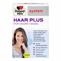 Doppelherz Hair Plus system kapsler, 30 stk