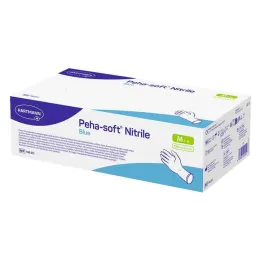 Peha-Soft nitrilblå undersøgelseshandsker usterile pf M, 150 stk