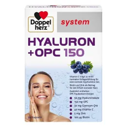 Doppelherz Hyaluron + OPC systemkapsler, 30 stk